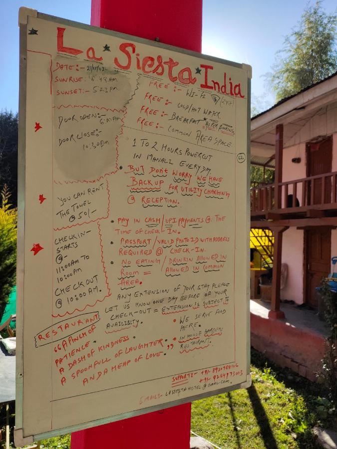 Albergue La Siesta India Manali Exterior foto
